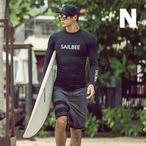Korean diving suit split long sleeve swimsuit male surf suit snorkeling suit swimming rafting sunscreen jellyfish suit size