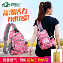 Chest bag large capacity travel shoulder bag women shoulder sports backpack fashion fitness bag cross shoulder bag Joker women bag