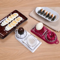 Household stainless steel two-in-one egg cutter for cutting eggs