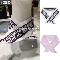 South Korea PEARLYGATES Golf scarf for women 22 spring and summer with character marked striated scarves