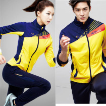 2020 Autumn New badminton suit men and women suit long sleeve running coat top tennis trousers sports training suit