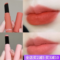 JILL LEEN Soft matte lipstick round tube New natural easy-to-color suitable for plain makeup is not easy to fade