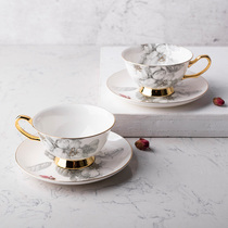 Qiju Liangpin Finnana Ink Butterfly Afternoon Tea Coffee Cup and dish Set 2 cups and 2 dishes