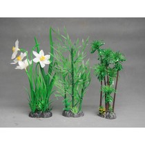 Height 28 30 40cm simulation bamboo tree coconut tree rockery landscaping decoration tea tray desk eye-catching green plant decoration