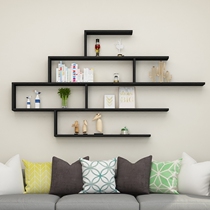 Creative partition wall hanging wall living room background Wall Wall decorative frame Nordic storage rack bookshelf wall shelf