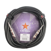 Regular authorized JOYO CM-06 instrument cable Stereo two-channel electric guitar cable 3 meters