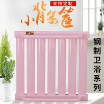 Transverse toilet radiator household copper-aluminum composite heater small back basket steel surface mounted wall-mounted radiator