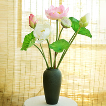 Simulation Lotus Lotus shower head PU lotus leaf living room decoration flower simulation floral ornaments decoration flower arrangement fake flower arrangement