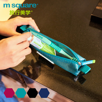 Travel on travel Toothbrush Tooth Box Toothpaste Bag Waterproof Cashier Bag TRANSPARENT PORTABLE TOILETRY BAG Men and women