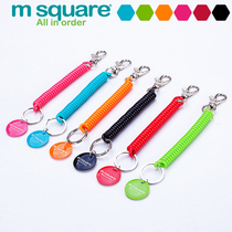 Multifunctional practical anti-theft chain lanyard retractable keychain anti-lost mobile phone wallet wrist rope creative cute tide