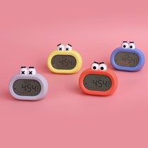 Cute cartoon talking children boys and girls small alarm clock students with timer dual-purpose new smart electronic clock