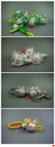 (Su Gu Ge)Perak puppet show Golden light puppet show clay pendant spot drop