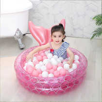 Baby water floating bed Children sand pool Ocean ball pool Indoor pool Mermaid inflatable pool toy floating row