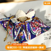 (Late come to the sky snow) extra-large Tang Pos warm stove soft language handmade cloth cover ancient wind warm hands good winter