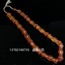 Antique Antique collection Selected auspicious Ruyi Old Western Zhou reflux old Agate festival high-rise bead string accessories collection