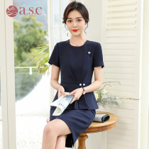 Aishangchen summer manager professional clothing fashion temperament goddess Fan stewardess uniform Jewelry store work clothes suit women