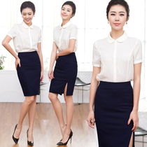 Ai Shangchen 2021 Summer Fashion Overalls Interview Beauty Dress Shirt Set Business Dress