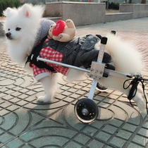 Dog wheelchair paralysis dog scooter disabled dog assisted hind limb exercise car broken leg dog cat pet car rehabilitation wheelchair