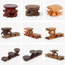 Redwood carving strange stone root carving base solid wood purple sand pot vase flower pot crafts ornaments wood bracket