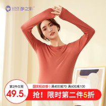 Pregnancy color pregnant woman T-shirt round neck Spring and Autumn new solid color slim long sleeve short stretch base shirt slim top