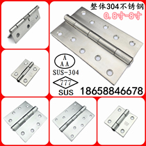 304 stainless steel thickened hinge hinge cabinet door flat small hinge 1 5 inch 2 inch 2 5 inch 3 inch 3 5 inch 4 inch