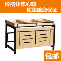 Supermarket vegetable and fruit shelf Sub-vegetable and fruit store shelf Fruit and vegetable rack Vegetable rack Wooden display rack shelf