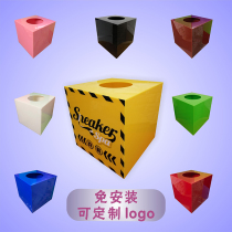 Acrylic lucky draw box custom logo pattern Lucky fun custom creative cute touch prize draw size number