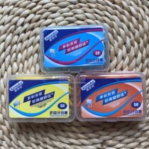 Jianshujia dental floss Rod 3 boxes a total of 150 ABS reinforced color handle fine smooth round line