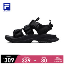 FILA ATHLETICS FILA mens sandals 2021 summer new outer wear beach shoes velcro breathable