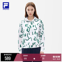 FILA ATHLETICS Fieroen Fang air layer necropolis womens 2022 spring new full-print Liant-shirt woman