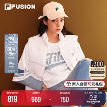 (Ouyang Nana same style) FILA FUSION Fila tide brand 2022 winter new warm down vest women