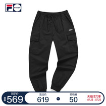 FILA FUSION BRAND WOVEN TROUSERS 2021 summer new student sports leggings THIN
