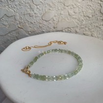 Natural grape stone carved bracelet simple mixed color summer style