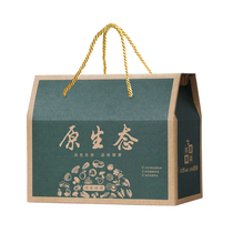 Dry goods packaging gift box 10 original ecological agricultural products mountain rare mushroom packaging empty box vegetable general portable carton