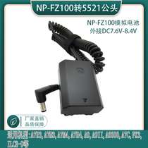 Applicable Sony A7M3 A7M4 A7M4 A7R3 7RMIII A7C A9 FX3 FX3 NP-FZ100 NP-FZ100 NP-FZ100 false battery 5521