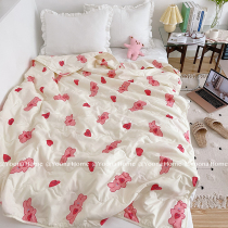 Yoona Home Korean original niche love rabbit air conditioning quilt girl heart gentle cream yellow quilt