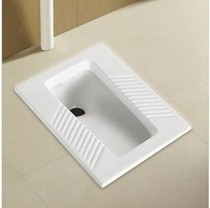 Squatting toilet flush tank set of ceramic toilet toilet anti-odor squatting toilet hand press foot valve squat pit urinal
