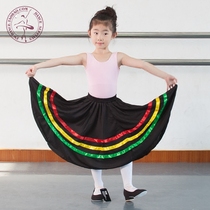 Ballet performance clothes childrens dance clothes Emperor ballet examination stripes ribbon dance big dress women