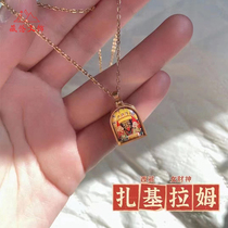The Tibetan Tantric Zhaji Monastery goddess of wealth Zakilam necklace pendant has been installed in tibetan womens pendants