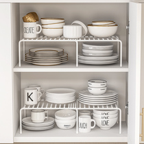 Retractable countertop layered storage kitchen cabinet partition bowl rack tray cabinet storage sink kitchen cabinet built-in rack