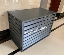 Customized aluminum alloy air conditioner outer Hood shutter central air conditioner main grille exterior wall rainproof stainless steel tuyere