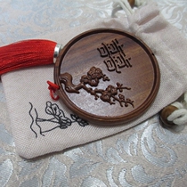 Wedding Mirror Bride out of marriage Heineword with wedding celebration hanging chest front gift accompanied by marriage pressure waist Beauty mirror hanging neck lettering