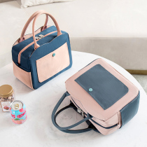 Packed lunch box bag portable lunch bag insulated bag with rice bag large capacity thick aluminum foil waterproof office worker rice bag