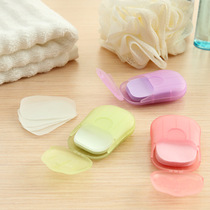 Soap tablets Travel portable soap Carry-on artifact Children and students boxed soap paper Disposable hand wash paper