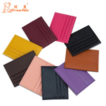 First layer Mens Womens ultra-thin card bag coin wallet credit card bag card holder card holder