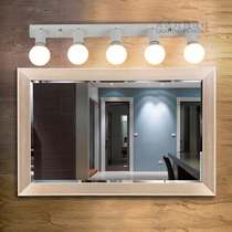 Nordic modern simple led mirror headlight toilet European makeup bathroom wall lamp photo studio dressing table mirror cabinet light