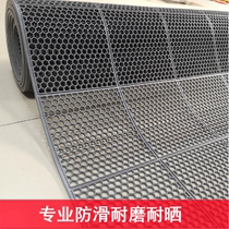 Outdoor hollowed-out anti-slip ground mat thickened Beef Fascia Outdoor Slip Mat Kindergarten Swimming Pool Bathroom Pvc Ground Mat