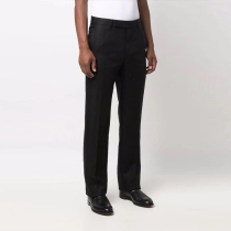 Three thousand shopkeeper to stay in cold winter thickened snowflake wool TF slim casual business trousers AJ1823