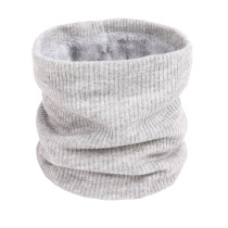 Autumn and winter pullover knitted bib for men and women warm Joker wool scarf windproof plus velvet thickened cervical collar