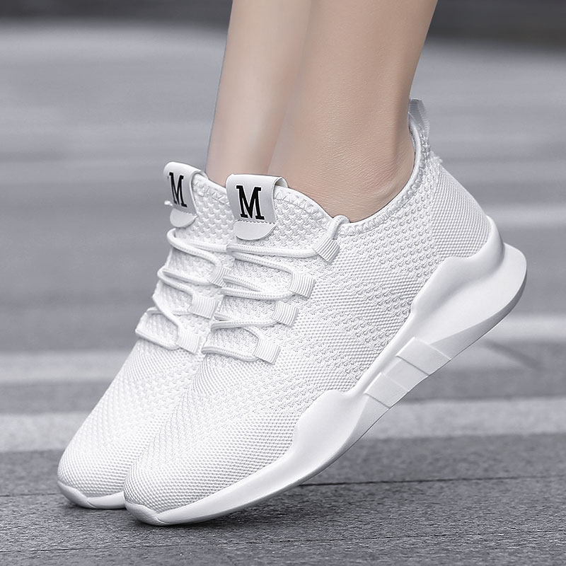 Breathable mesh square dancing shoes dancing shoes women soft-soled adult dance shoes to increase the thick-soled ghost step dancing shoes sneakers